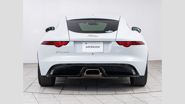 2019 認定中古車 Jaguar F-Type ユーロン ホワイト (メタリック) ジャガー 2.0リッターi4 300PS ターボチャージドガソリンエンジン (オートマチックトランスミッション) F-TYPEクーペ R-DYNAMIC