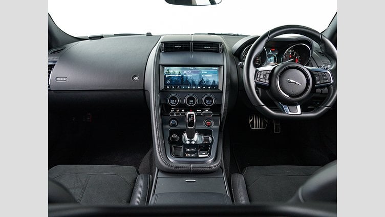 2019 認定中古車 Jaguar F-Type ユーロン ホワイト (メタリック) ジャガー 2.0リッターi4 300PS ターボチャージドガソリンエンジン (オートマチックトランスミッション) F-TYPEクーペ R-DYNAMIC