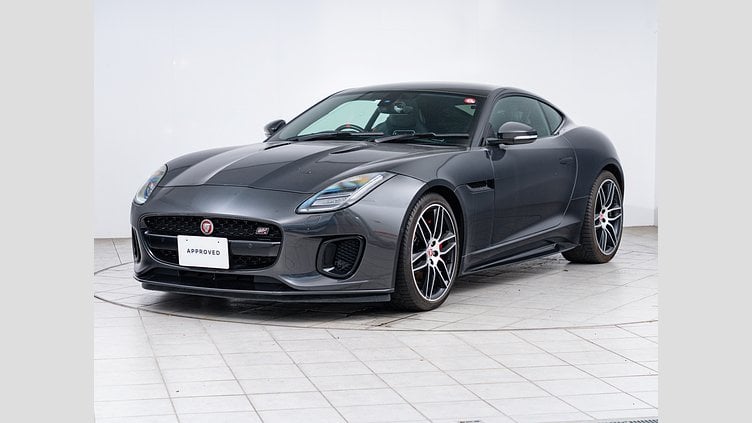 2019 認定中古車 Jaguar F-Type カルパチアン グレー (プレミアム・メタリック) ジャガー 2.0リッターi4 300PS ターボチャージドガソリンエンジン (オートマチックトランスミッション) F-TYPEクーペ CHEQUERED FLAG