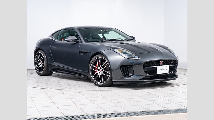 2019 認定中古車 Jaguar F-Type カルパチアン グレー (プレミアム・メタリック) ジャガー 2.0リッターi4 300PS ターボチャージドガソリンエンジン (オートマチックトランスミッション) F-TYPEクーペ CHEQUERED FLAG