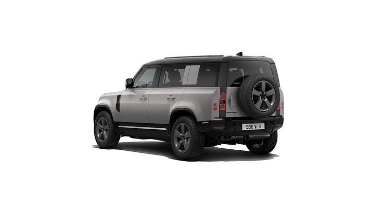 2025 Novo Land Rover Defender 110 Cinza Borasco Híbrido leve a diesel D350 X-Dynamic HSE
