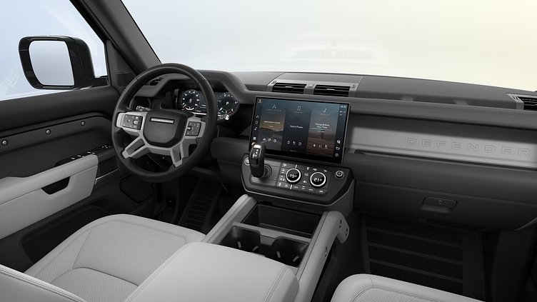 2025 Novo Land Rover Defender 110 Cinza Borasco Híbrido leve a diesel D350 X-Dynamic HSE