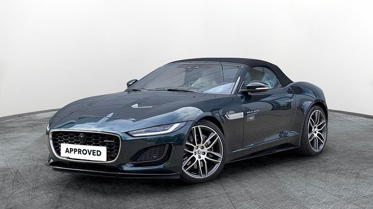 2023 Approved Jaguar F-Type British Racing Green P300 RWD AUTO CONVERTIBLE R-DYNAMIC