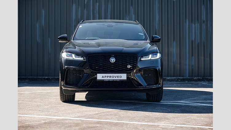 2025 Approved Jaguar F-Pace Santorini Black P575 PETROL SVR 575 EDITION