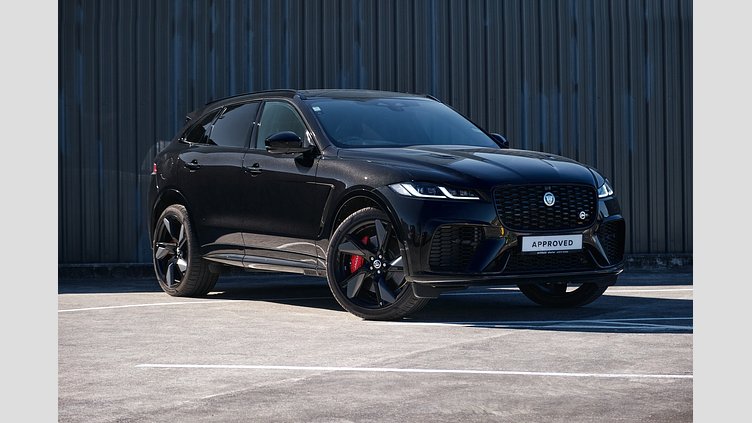 2025 Approved Jaguar F-Pace Santorini Black P575 PETROL SVR 575 EDITION