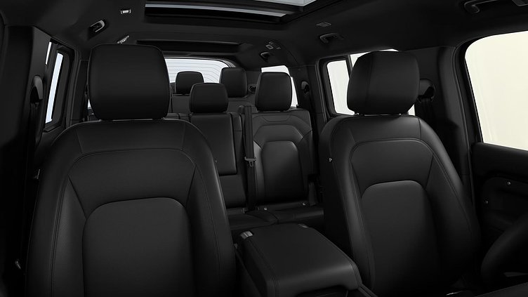 2025 Καινούργιο Land Rover Defender 130 Santorini Black D300 Diesel Mild Hybrid X-Dynamic SE