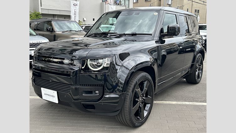 2025 認定中古車 Land Rover Defender 110 Santorini Black V8 P525(ガソリン） V8