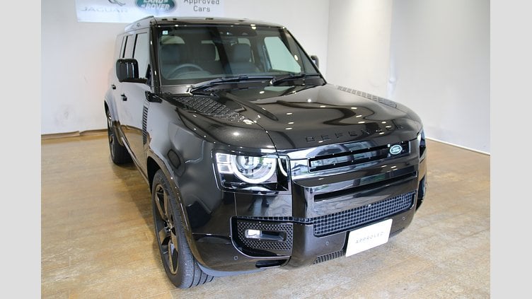 2025 認定中古車 Land Rover Defender 130 サントリーニブラック D350 AWD（AT） X-DYNAMIC SE D350