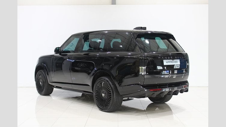 2023 อนุมัติ Land Rover Range Rover Santorini Black 4.4 litre V8 530PS Twin Turbocharged Petrol LWB Autobiography