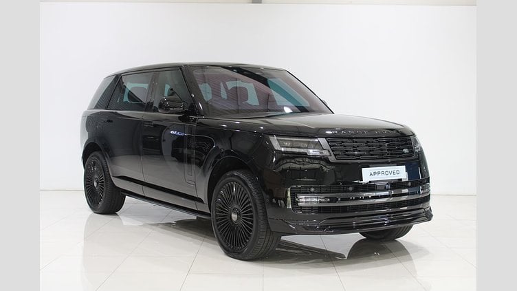 2023 อนุมัติ Land Rover Range Rover Santorini Black 4.4 litre V8 530PS Twin Turbocharged Petrol LWB Autobiography