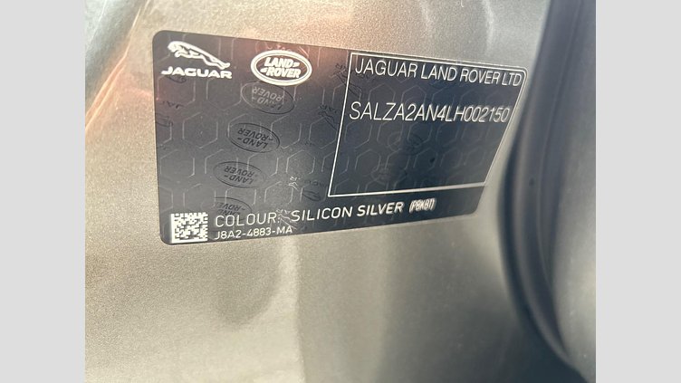 2019 認定中古車 Land Rover Range Rover Evoque シリコンシルバー D180 SE