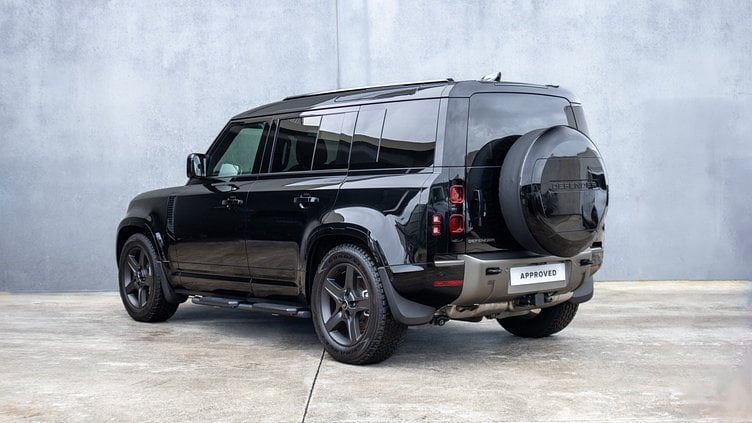 2025 Approved Land Rover Defender 110 Santorini Black 110 D300 X-Dynamic SE