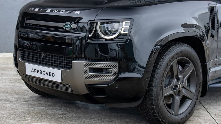2025 Approved Land Rover Defender 110 Santorini Black 110 D300 X-Dynamic SE