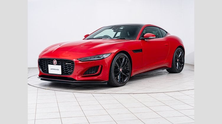 2022 認定中古車 Jaguar F-Type フィレンツェレッド P450 オートマチック 全輪駆動 F-TYPEクーペ R-DYNAMIC BLACK