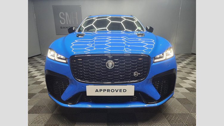 2024 Used Jaguar F-Pace Ultra Blue 2025 Jaguar F-Pace 5.0 V8 SVR in Ultra Blue with only 13,500kms – Experience unmatched performance and luxury with this SVR 5.0 V8 SVR