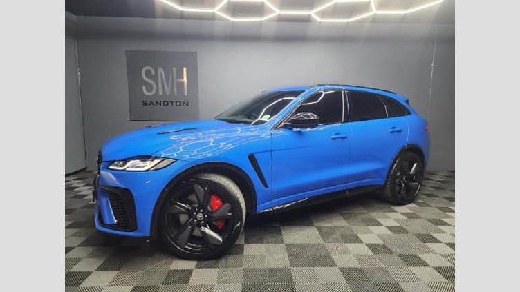 2024 Used Jaguar F-Pace Ultra Blue 2025 Jaguar F-Pace 5.0 V8 SVR in Ultra Blue with only 13,500kms – Experience unmatched performance and luxury with this SVR 5.0 V8 SVR