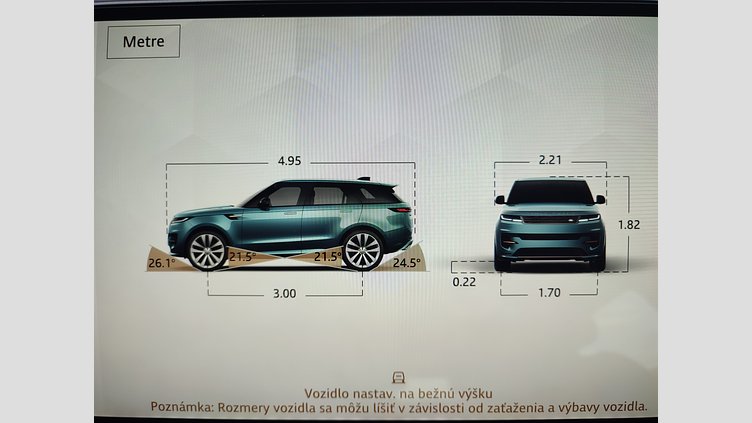 2023 Approved/Jazdené Land Rover Range Rover Sport Fuji White 4x4 3.0 I6 D300 MHEV SE AWD A/T