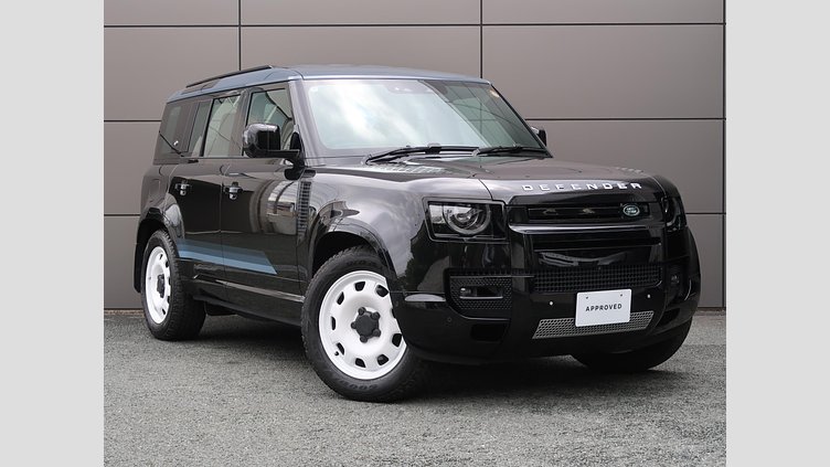2024 認定中古車 Land Rover Defender 110 Santorini Black D300 カウンティ エクステリアパック キュレーテッドフォージャパン