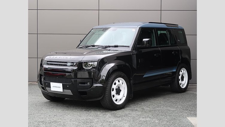 2024 認定中古車 Land Rover Defender 110 Santorini Black D300 カウンティ エクステリアパック キュレーテッドフォージャパン