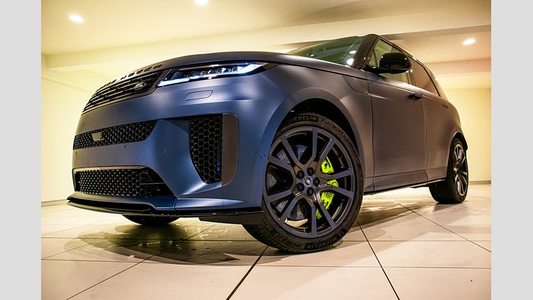 2025 New Land Rover Range Rover Sport Blue Nebula in Matte finish 4.4 V8 Petrol MHEV SV 