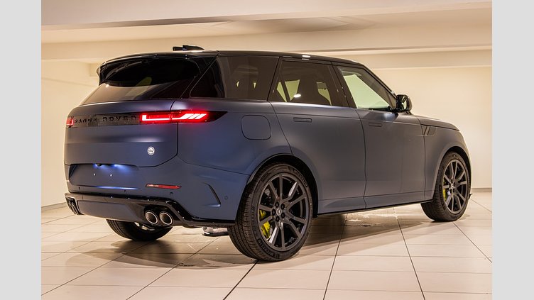 2025 New Land Rover Range Rover Sport Blue Nebula in Matte finish 4.4 V8 Petrol MHEV SV 