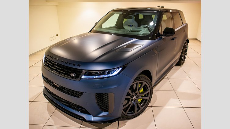 2025 New Land Rover Range Rover Sport Blue Nebula in Matte finish 4.4 V8 Petrol MHEV SV 