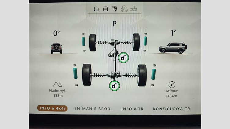 2022 JAZDENÉ VOZIDLÁ Land Rover Defender 110 Pangea Green 4x4 3.0 I6 P400 MHEV SE A/T AWD