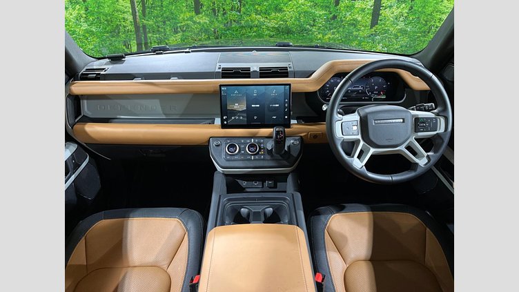 2024 認定中古車 Land Rover Defender 110 Santorini Black ４WD ダイナミックＨＳＥ Ｄ３００ エアサスペンション装着車