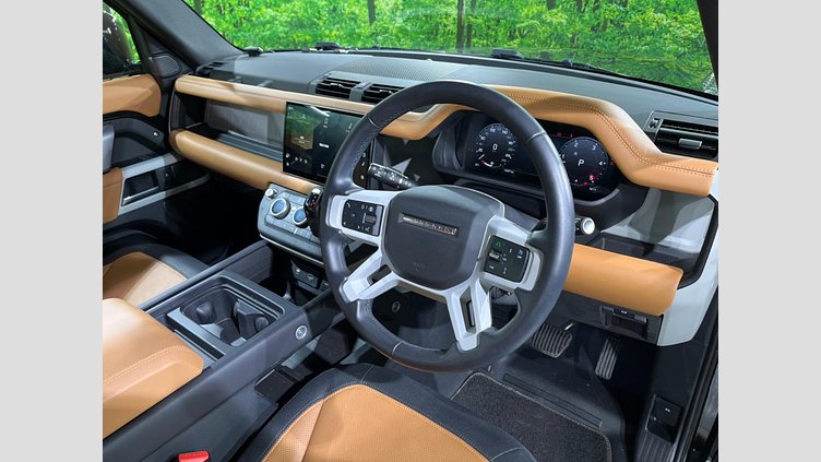 2024 認定中古車 Land Rover Defender 110 Santorini Black ４WD ダイナミックＨＳＥ Ｄ３００ エアサスペンション装着車