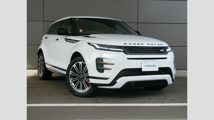 2024 認定中古車 Land Rover Range Rover Evoque フジホワイト P300eプラグインハイブリッド（ガソリン） スタンダードホイールベース DYNAMIC HSE
