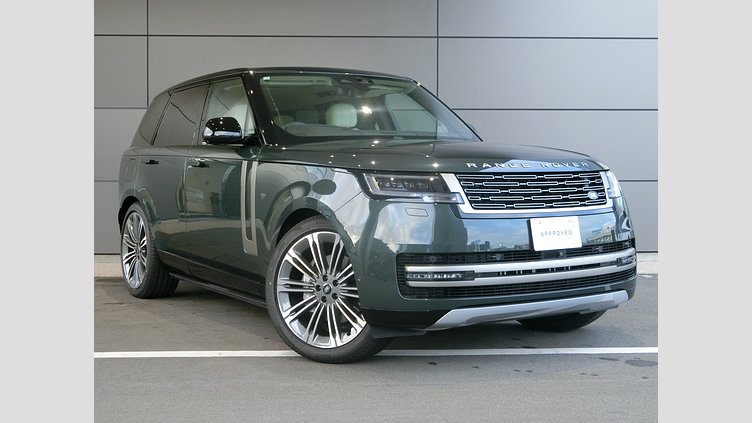 2024 認定中古車 Land Rover Range Rover ベルグレイヴィアグリーン D350 AWD MHEV（AT） スタンダードホイールベース HSE