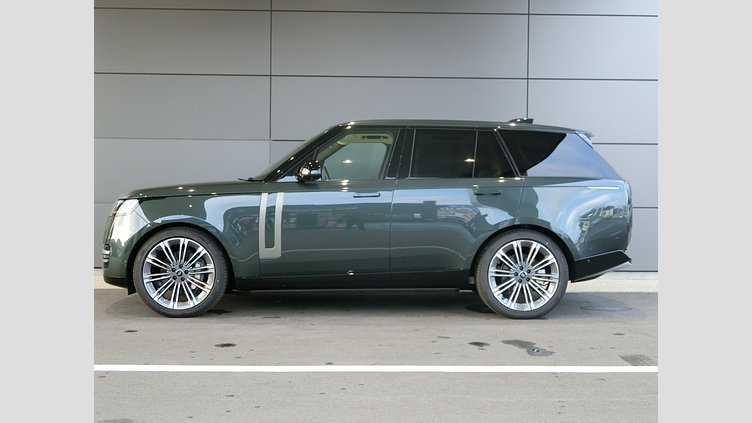 2024 認定中古車 Land Rover Range Rover ベルグレイヴィアグリーン D350 AWD MHEV（AT） スタンダードホイールベース HSE