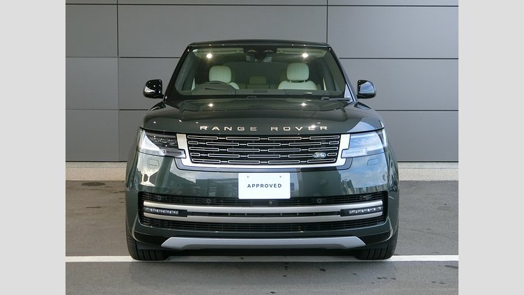 2024 認定中古車 Land Rover Range Rover ベルグレイヴィアグリーン D350 AWD MHEV（AT） スタンダードホイールベース HSE