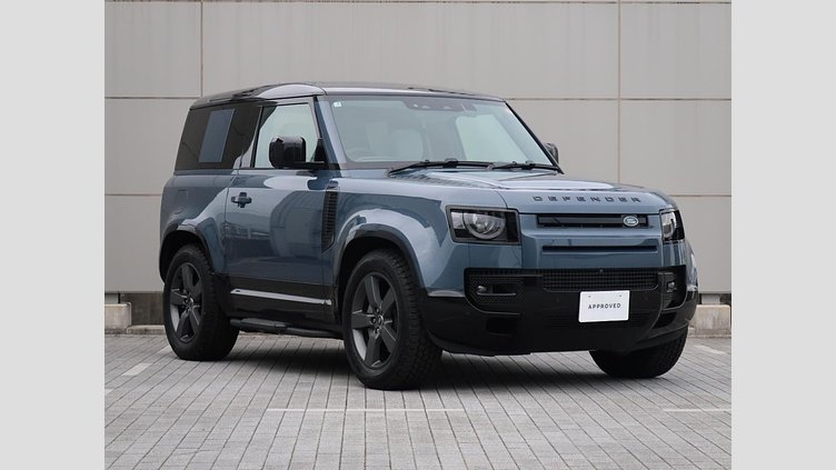 2025 認定中古車 Land Rover Defender 90 Tasman Blue Ｄ３５０ ９０Ｘ－ダイナミックＨＳＥ エアサスペンション装着車	