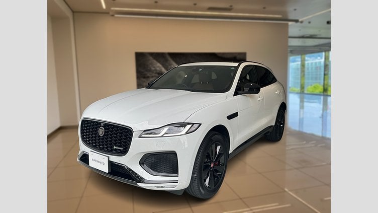 2022 認定中古車 Jaguar F-Pace Fuji White AWD R-DynamicSE Bluck