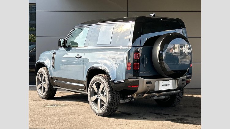 2024 認定中古車 Land Rover Defender 90 Tasman Blue D350　AWD X-Dynamic HSE