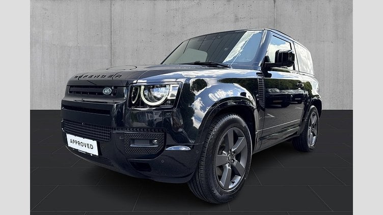 2024 Approved Land Rover Defender 90 Santorini Black Twin Turbo Mild Hybrid D250 Hard Top X-Dynamic SE