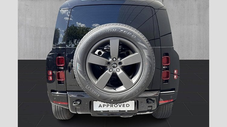 2025 Approved Land Rover Defender 110 Santorini Black Diesel Mild Hybrid D250 Hard Top X-Dynamic SE