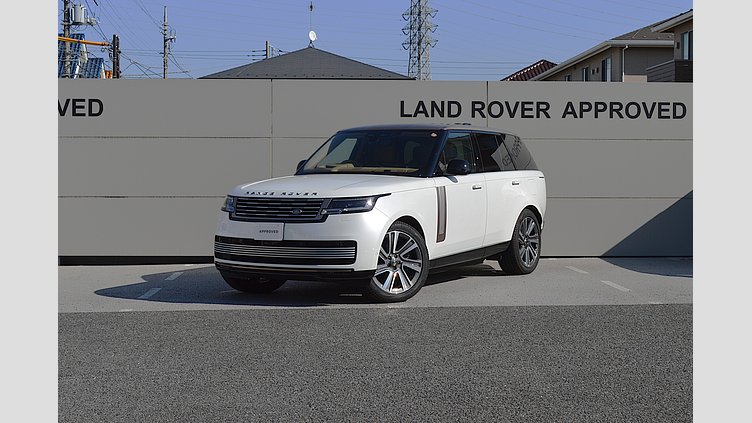 2023 認定中古車 Land Rover Range Rover Icy White in Gloss finish P510 AWD PHEV（AT スタンダードホイールベース　SV　