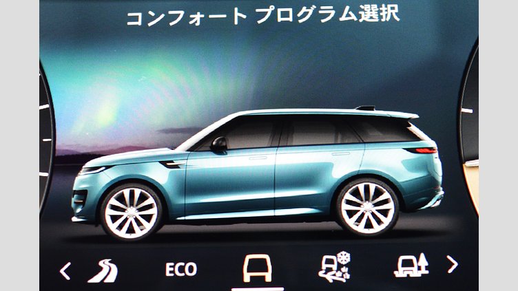2022 認定中古車 Land Rover Range Rover Sport シャラントグレイ 3.0リッター6気筒300PSターボチャージドディーゼルMHEV（オートマチック） S