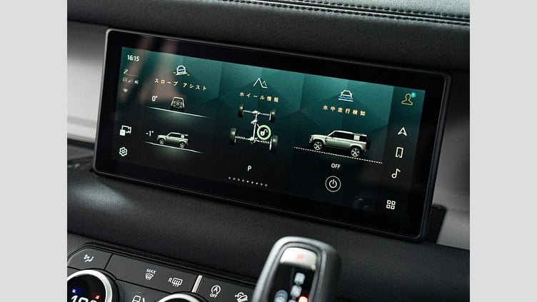 2023 認定中古車 Land Rover Defender 110 Santorini Black 3L ディーゼルエンジン １１０Ｓ Ｄ３００