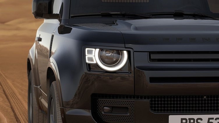 2024 Approved Land Rover Defender 90 Santorini Black Twin Turbo Diesel Mild Hybrid D250 Hard Top X-Dynamic SE