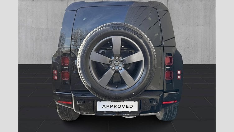 2024 Approved Land Rover Defender 90 Santorini Black Twin Turbo Diesel Mild Hybrid D250 Hard Top X-Dynamic SE
