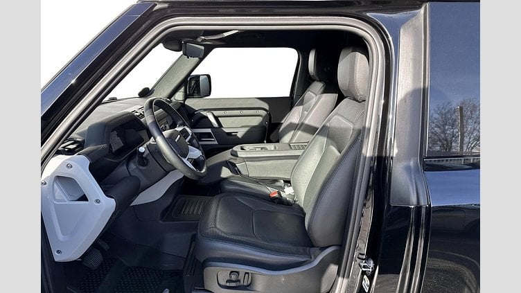 2024 Approved Land Rover Defender 90 Santorini Black Twin Turbo Diesel Mild Hybrid D250 Hard Top X-Dynamic SE