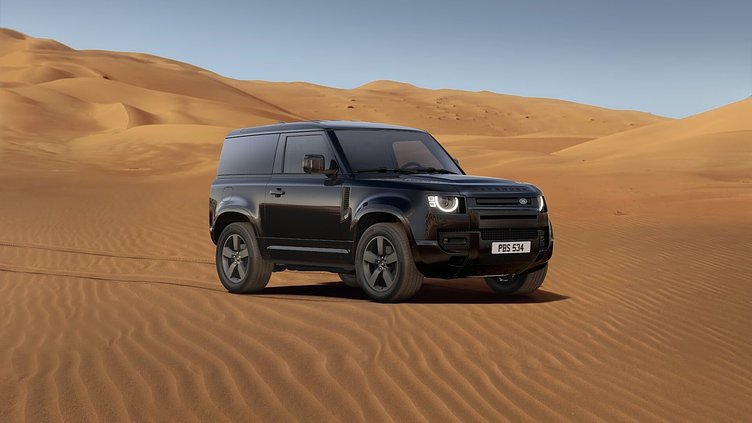 2024 Approved Land Rover Defender 90 Santorini Black Twin Turbo Diesel Mild Hybrid D250 Hard Top X-Dynamic SE