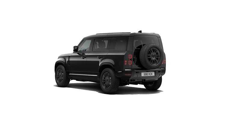 2025 New Land Rover Defender 110 Santorini Black D350 Diesel Mild Hybrid X-Dynamic SE