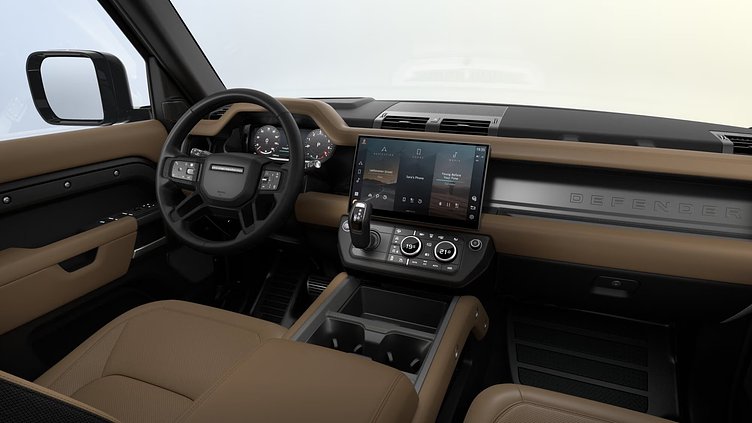 2025 New Land Rover Defender 110 Santorini Black P400 Petrol Mild Hybrid X
