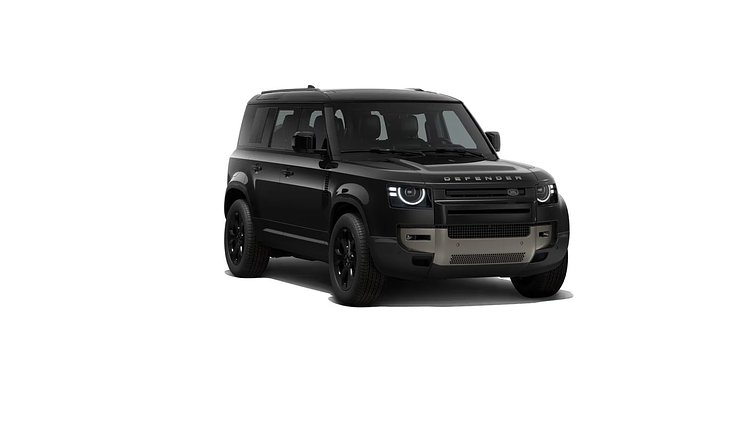 2025 New Land Rover Defender 110 Santorini Black P400 Petrol Mild Hybrid S