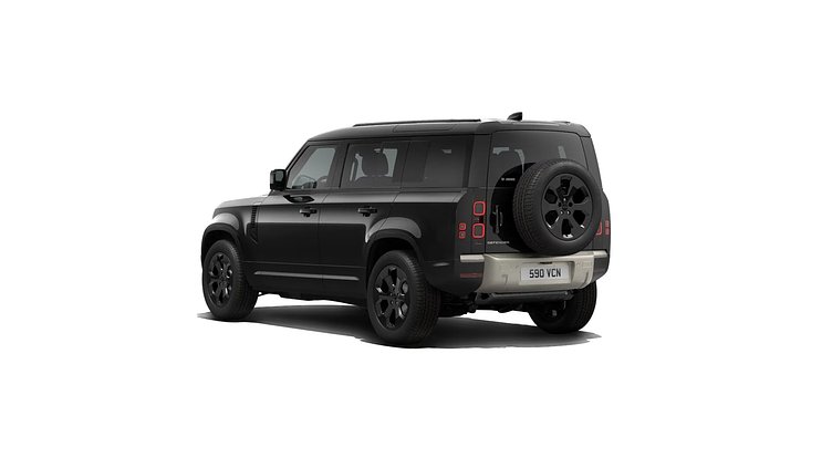 2025 New Land Rover Defender 110 Santorini Black P400 Petrol Mild Hybrid S