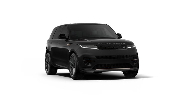 2025 Ny Land Rover Range Rover Sport Santorini Black P460e Bensin Plug-in Hybrid Kort hjulbas (SWB) Dynamic SE